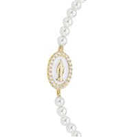 Bracciale Amen Donna Miracolosa in Argento Perla BRELPE30SWGB - BRELPE30SWGB